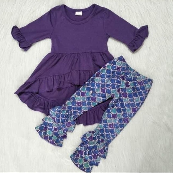 Elaine Pink Sleeveless Ruffle Mermaid Set
